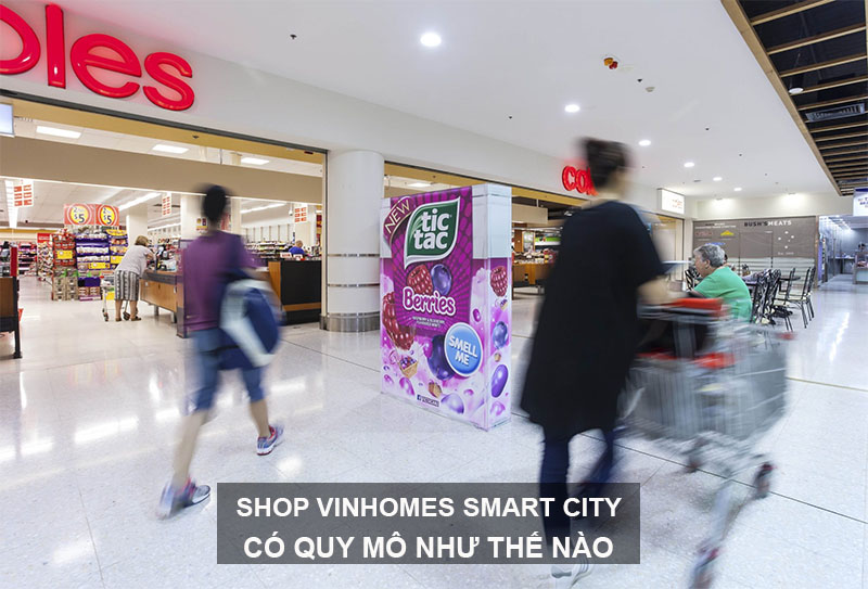 Shop Vinhomes Smart City Có Quy Mô Như Thế Nào