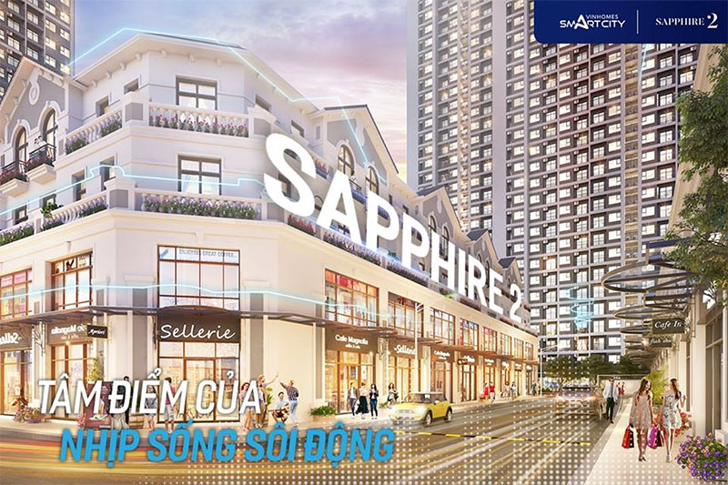 shop vinhomes smart city dễ dàng kết nối nhờ quy hoạch