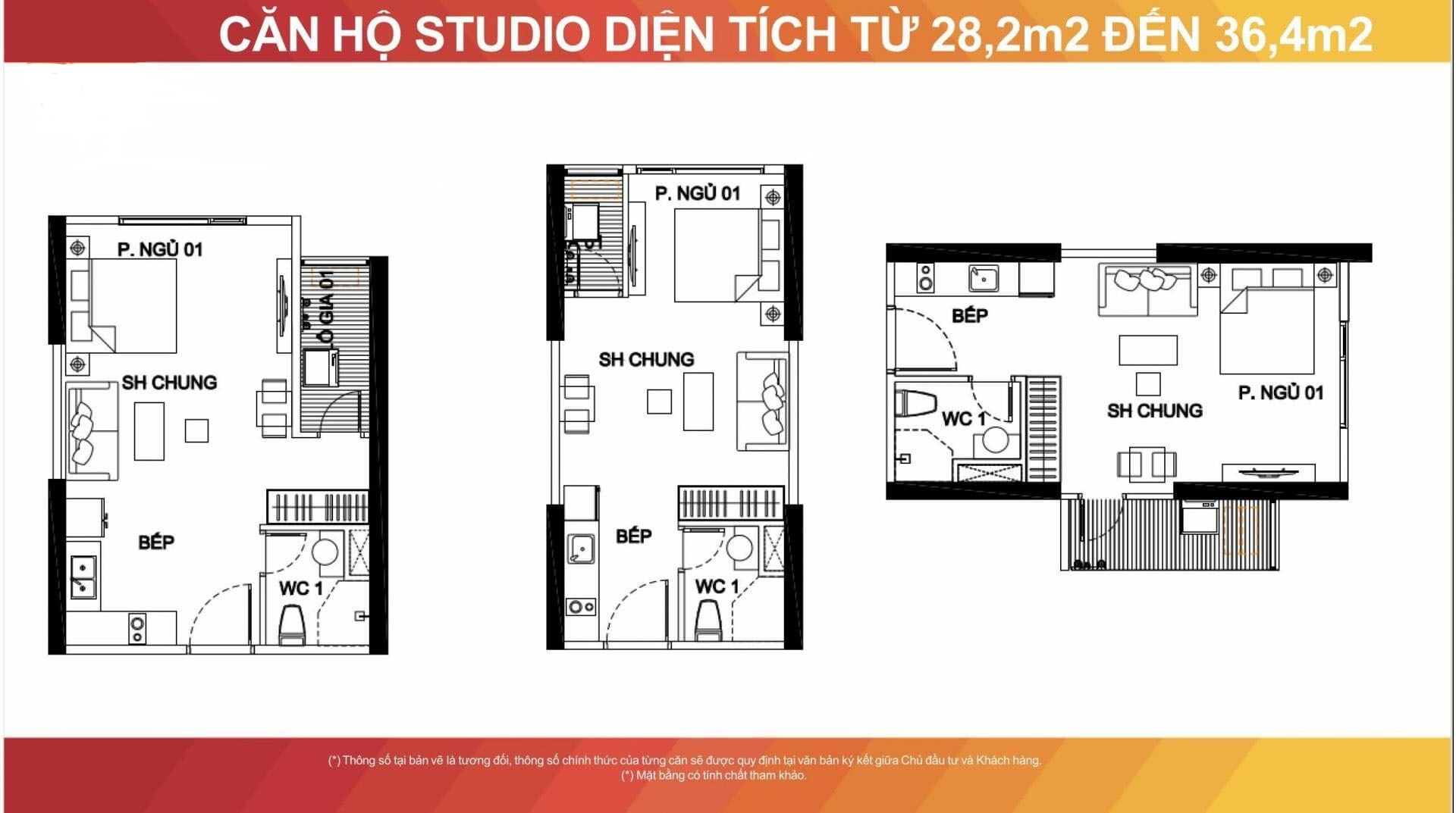 Thiết kế căn studio Vinhomes Smart City