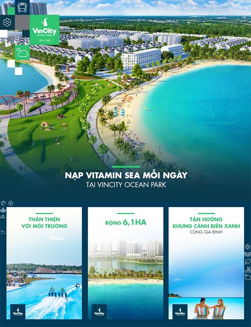 Vinhomes Ocean Park Sở Hữu Tiện ích Độc Đáo