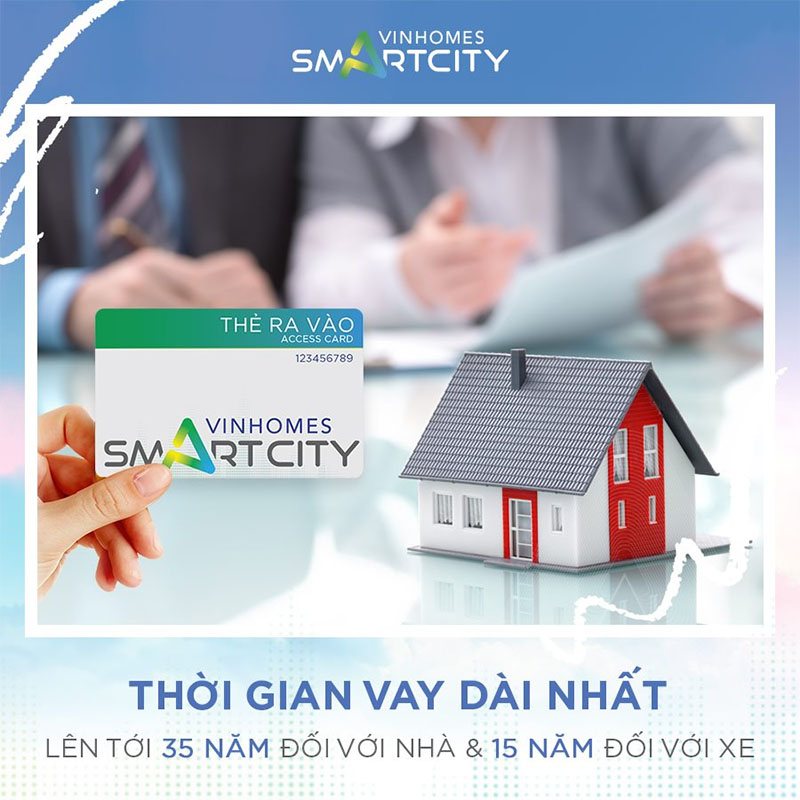 Vay ngân hàng mua Vinhomes Smart City