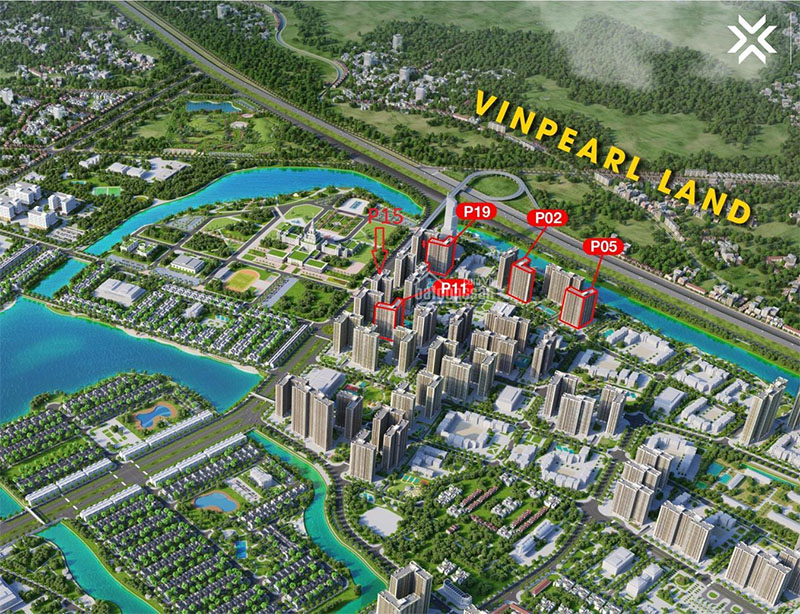 Vị trí Vinpearl Land Gia Lâm