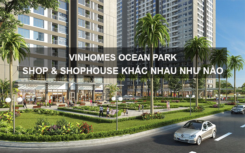 Vinhomes Ocean Park Có Shop và Shophouse Như Thế Nào