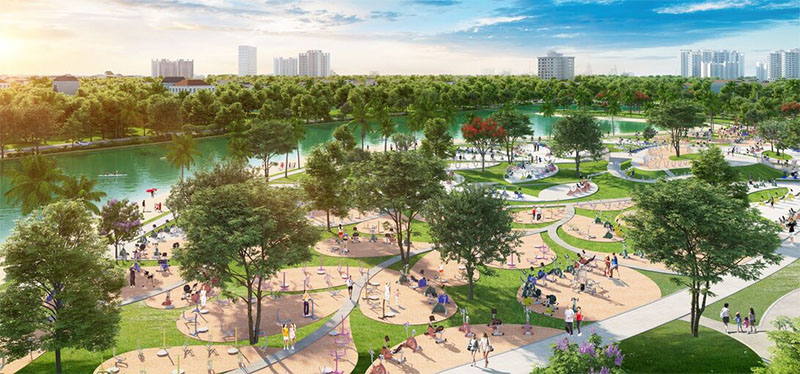 Vinhomes Smart City Sở Hữu Công viên Thể Thao Lớn Nhất Việt Nam